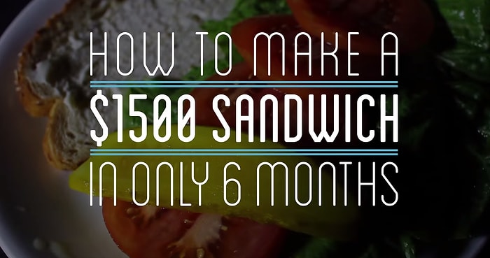 Bir Sandviç Kolay Yapılmıyor! Her Şeyini Kendi Üreten Adam 6 Ay ve 1500$ Harcadı