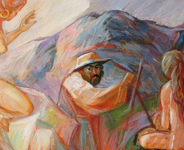 16. Если вы не смогли рассмотреть, что скрывается на этой картине, просим взглянуть на фото ниже.