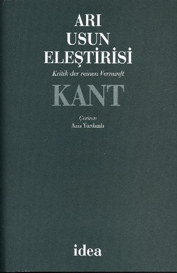 11. "Saf Aklın Eleştirisi", (1781) Immanuel Kant