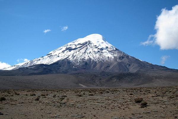 6. Zirvesi Dünya'nın en yüksek noktası olan Chimborazo Dağı