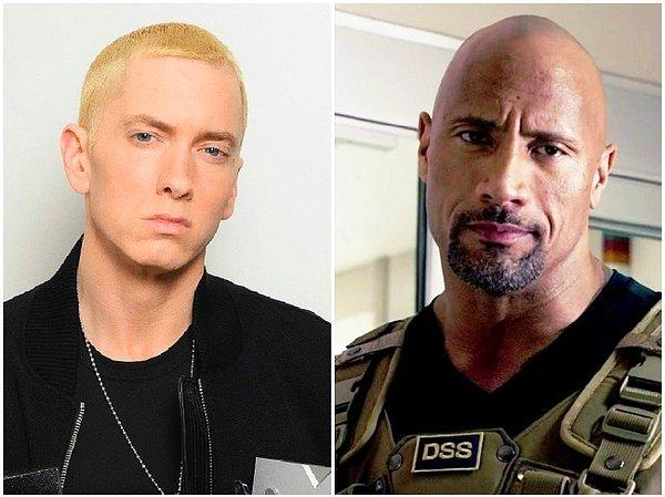 1. Eminem ve Dwayne Johnson — İkisi de 43 yaşında.