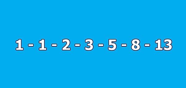 1. İlk soru! Bu seri hangi sayıyla devam etmeli?