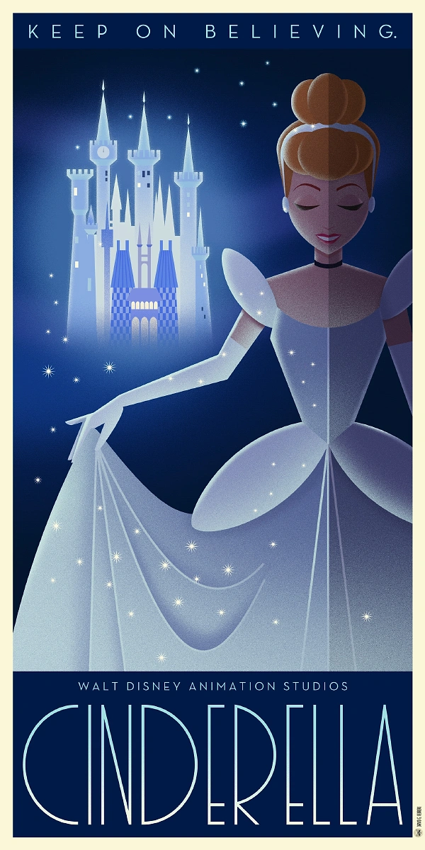 Art Deco Sanat Akimiyla Yeniden Tasarlanan 12 Disney Film Posteri Onedio Com