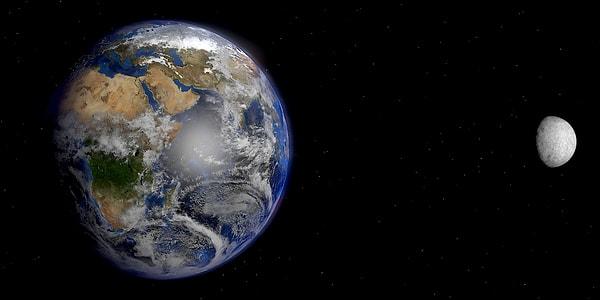 14. Güneş sistemindeki tüm gezegenler, Dünya ve Ay'ın arasına sığacak büyüklüktedir.