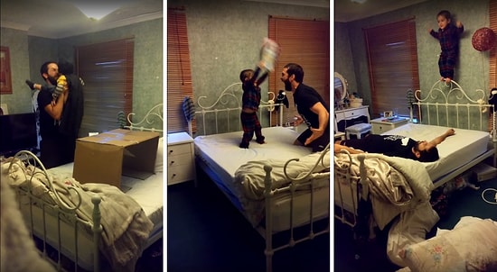 Amerikan Güreşçilerine Yeni Rakip: Baba ile Oğul Arasında Aşırı Sevimli Güreş Performansı