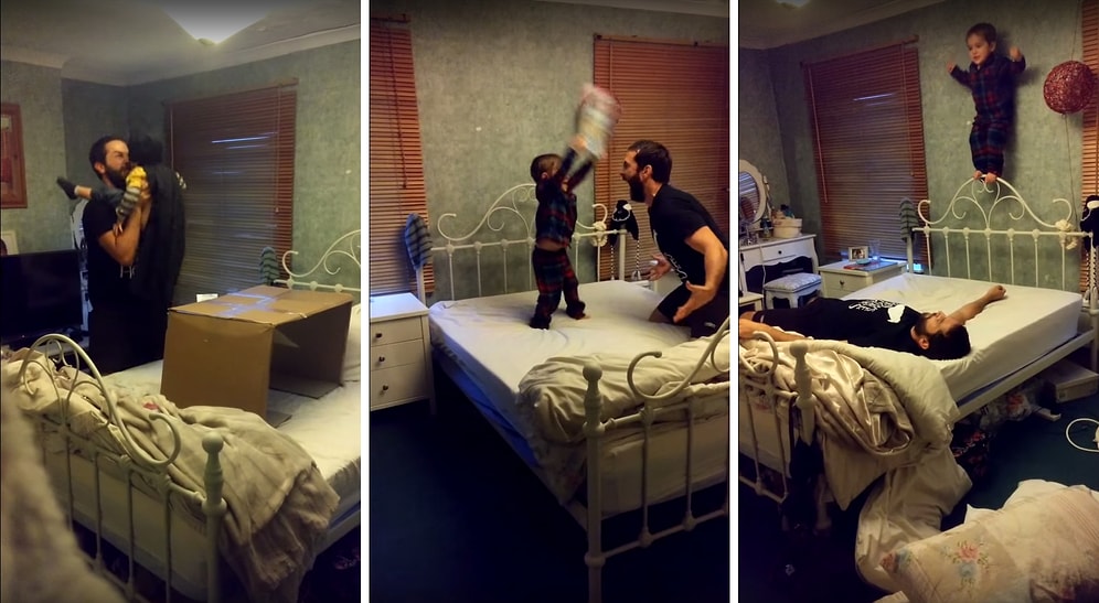 Amerikan Güreşçilerine Yeni Rakip: Baba ile Oğul Arasında Aşırı Sevimli Güreş Performansı