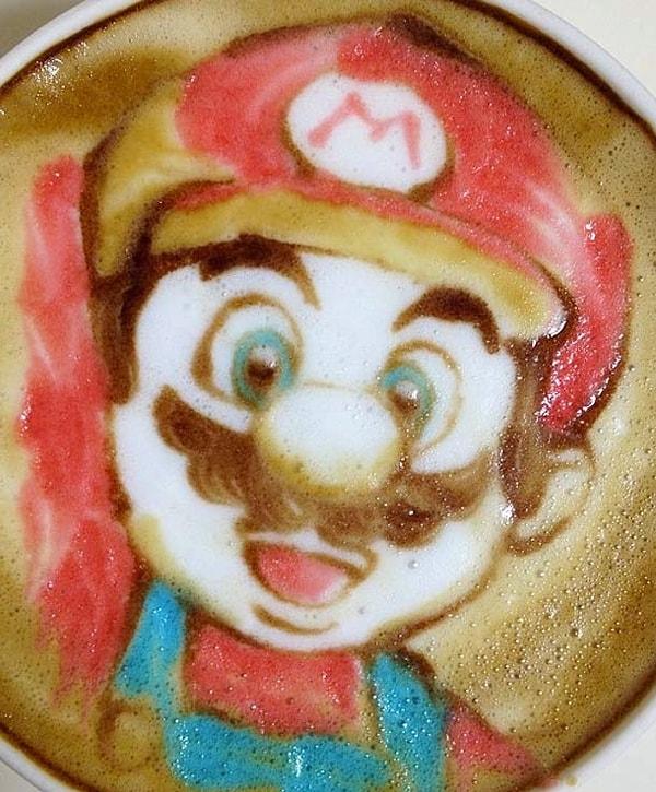13. Süper Mario ile çocuk kalıp,