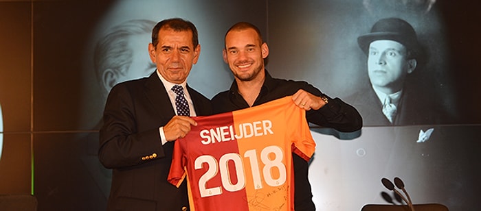 Wesley Sneijder 2018'e Kadar Galatasaray'da