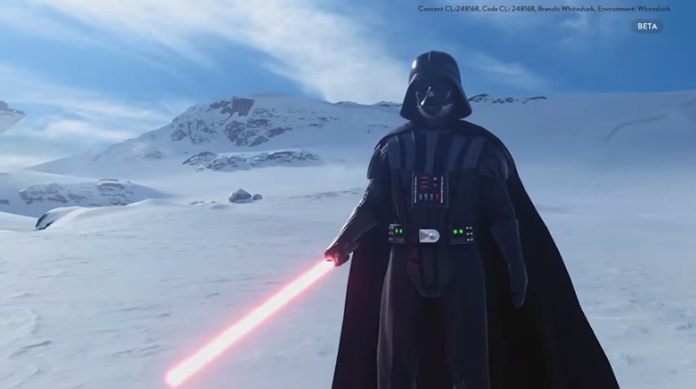 Star Wars Battlefront'da Luke Skywalker ve Darth Vader Karşı Karşıya Geldi