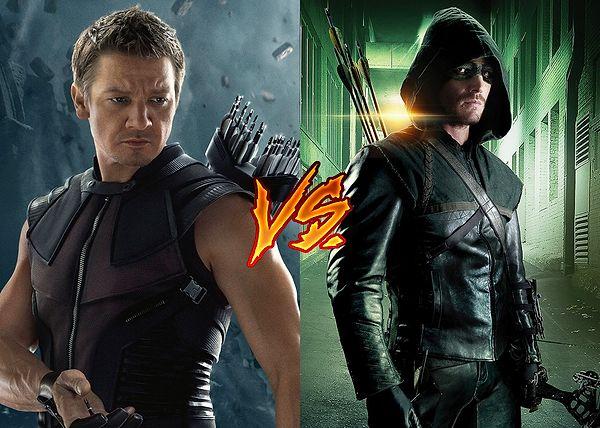 4. Belki bir Battal Gazi değiller ancak ok atma konusundaki yeteneği tartışılmaz iki efsane karakter: Hawkeye vs. Green Arrow