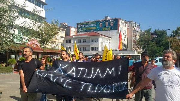 10. İstanbul Kartal'da protesto yürüyüşü