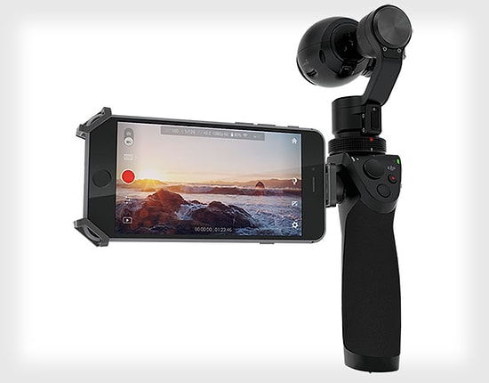 DJI Osmo: 12MP/4K 3 Eksenli Gimbal Kamera Sabitleme Sistemi