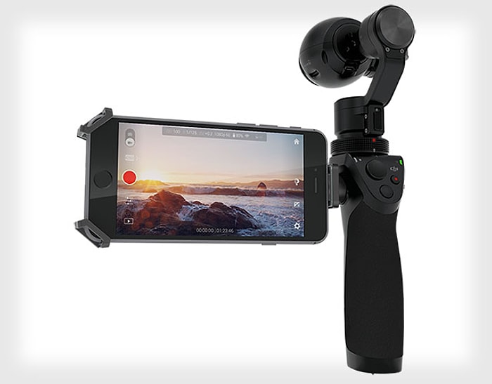 DJI Osmo: 12MP/4K 3 Eksenli Gimbal Kamera Sabitleme Sistemi