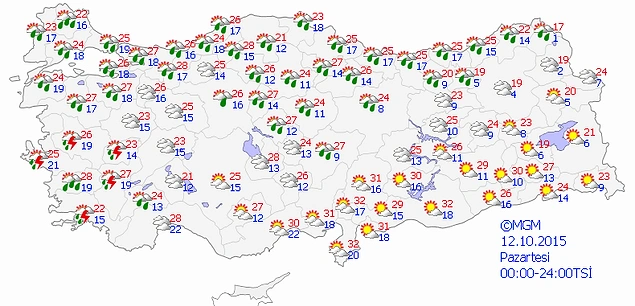 Meteoroloji Uyardı: Muğla çevrelerinde Kuvvetli Yağışa Dikkat Meteoroloji Uyardı: Muğla çevrelerinde Kuvvetli Yağışa Dikkat