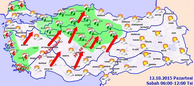 Meteoroloji Uyardı: Muğla çevrelerinde Kuvvetli Yağışa Dikkat Meteoroloji Uyardı: Muğla çevrelerinde Kuvvetli Yağışa Dikkat
