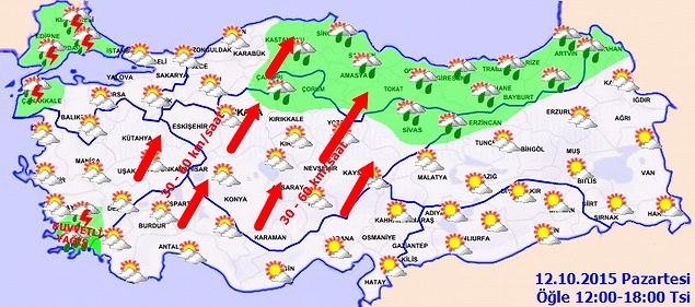 Meteoroloji Uyardı: Muğla çevrelerinde Kuvvetli Yağışa Dikkat Meteoroloji Uyardı: Muğla çevrelerinde Kuvvetli Yağışa Dikkat