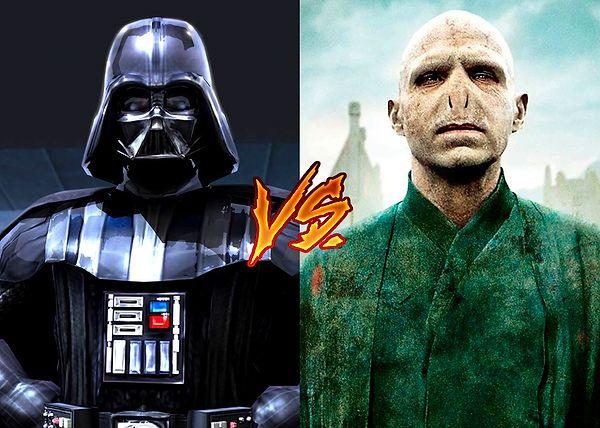 17. Karanlık tarafın savaşında kazanan kim olur? Darth Vader vs. Lord Voldemort