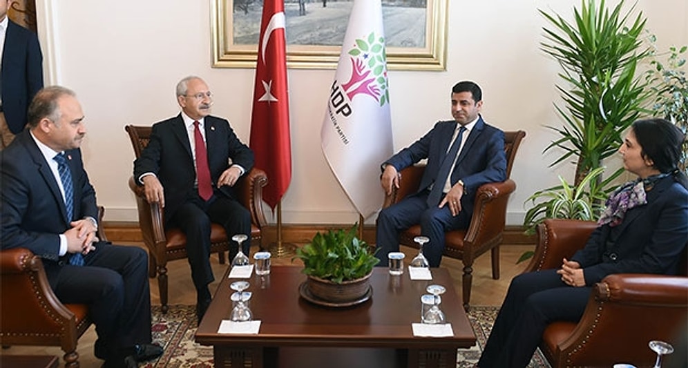 CHP ve HDP Heyeti, Meclis'te Bir Araya Geldi
