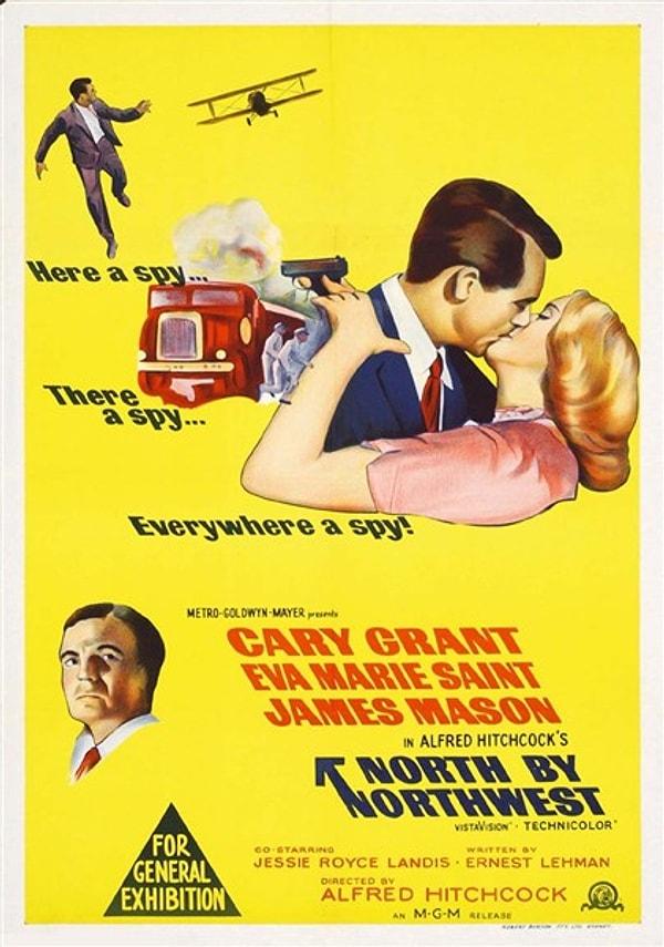 11. Gizli Teşkilat (1959)  North by Northwest - Alfred Hitchcock  | IMDb 8.4