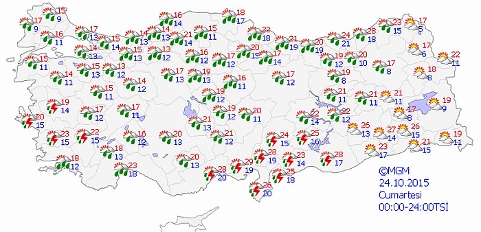 Dikkat! Meteoroloji'nin Kuvvetli Yağış ve Kuvvetli Rüzgar Uyarısı Devam Ediyor