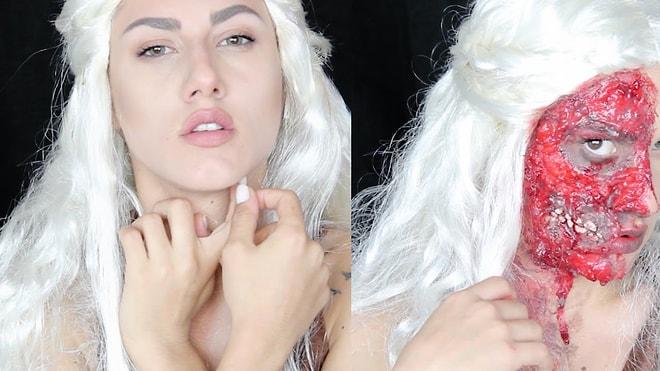 Game of Thrones - Khaleesi Makyajı | Halloween Makeup Tutorial