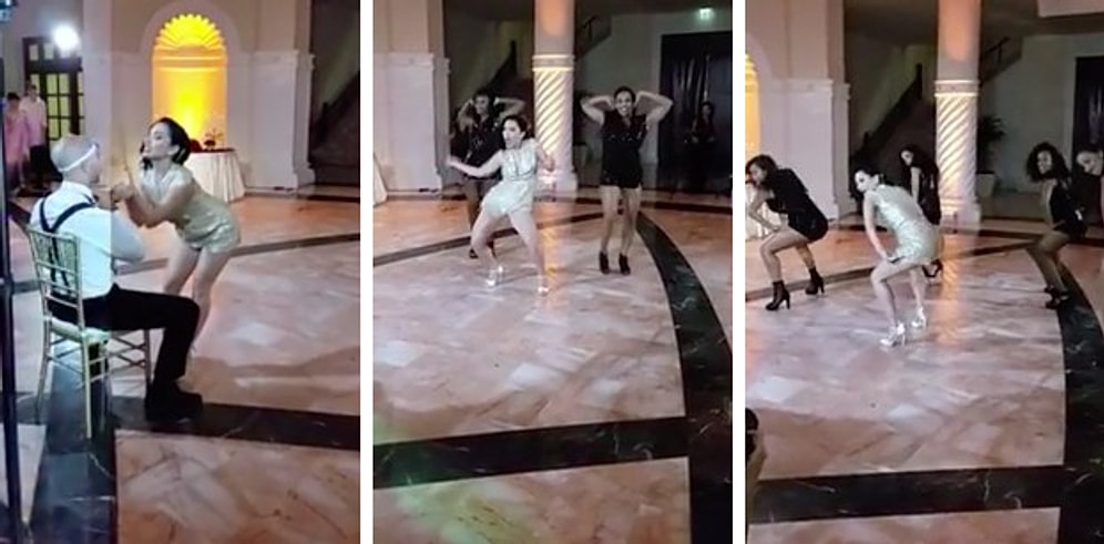 Profesyonel Dansçı Kadından Eşine 'Baştan Çıkarıcı' Düğün Dansı