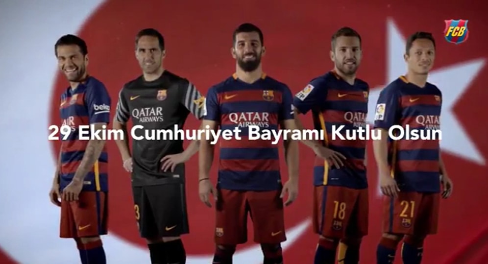 Barcelona 29 Ekim’i Yine Unutmadı