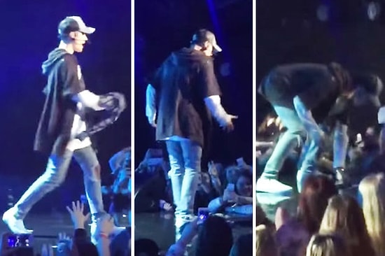 Justin Bieber Oslo'da Hayranlarına Sinirlenip Sahneyi Terk Etti