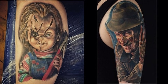 İlhamını Efsane Korku Filmlerinden Alan Kan Dondurmalık 37 Dövme