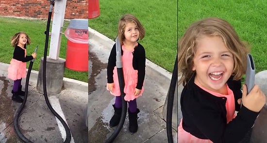 Saçına Elektrikli Süpürge İle Fön Çeken Dünyanın En Şirin Ufaklığı