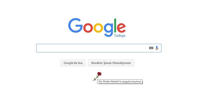 Google Neden Atatürk'ü Sadece Karanfil ile Anıyor?
