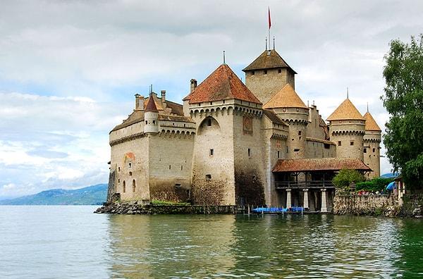 Chateau De Chillon, Geneva Gölü, İsviçre