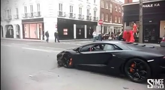Неудачно врезаться в Lamborghini