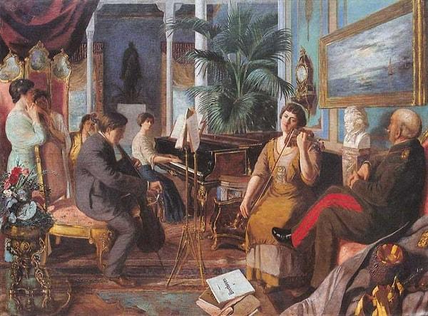 6. Şişli Atölyesi'nde üretilen eserler 1918 yılında Viyana'da Türk Ressamları Sergisi adıyla sergilenmiş ve Abdülmecid Efendi bu sergiye 4 eseriyle birlikte katılmıştır.