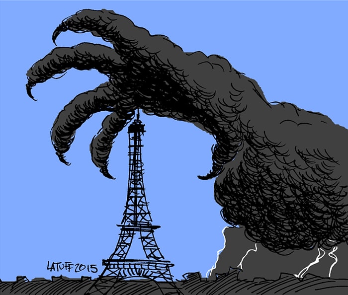 Paris'teki Terör Saldırılarını Kınayan 17 Etkileyici Görsel