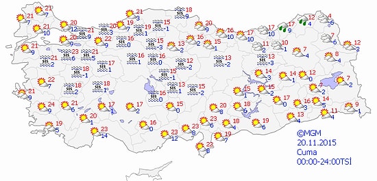Bugün Hava Nasıl Olacak?