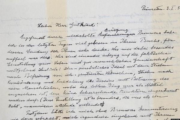 7. Einstein'ın Mektubu - $3.000.000