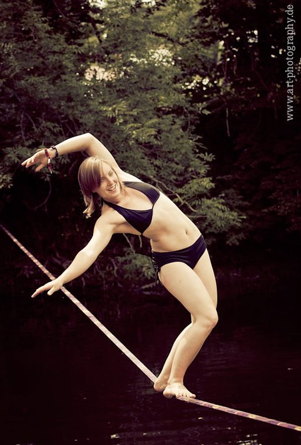 6 лет назад эта страсть послужила началом занятий канатоходством.