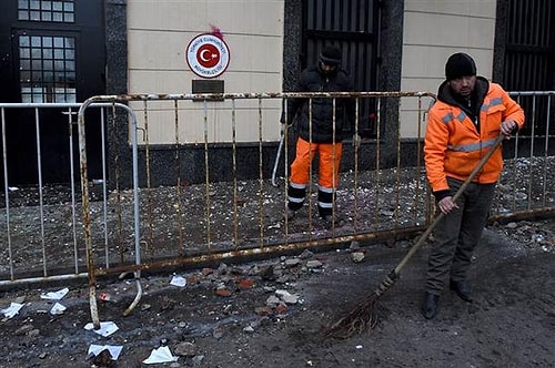 Türkiye'nin Moskova Büyükelçiliği'ne Saldırı