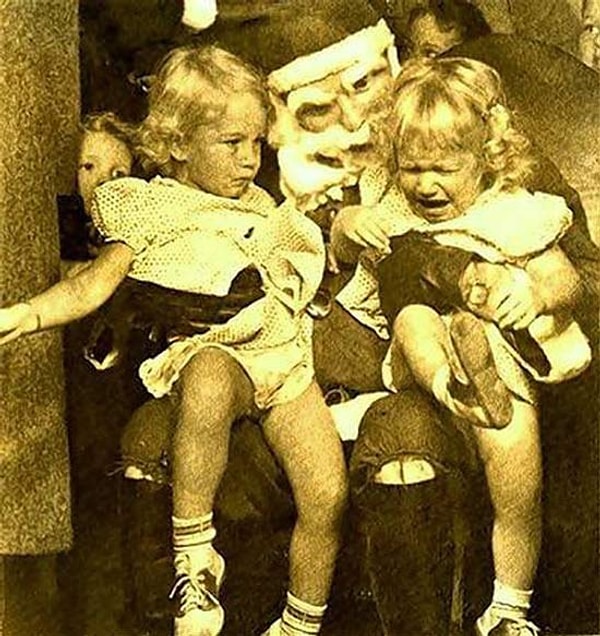 7. Ну а этот Санта похож скорее на демонического эльфа, чем на славного доброго Ника.