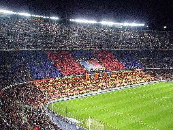 19. Barcelona'nın stadı Camp Nou