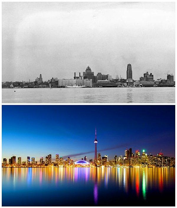 5. Toronto'nun 1930'lardan bugüne geçirdiği değişim de böyle.