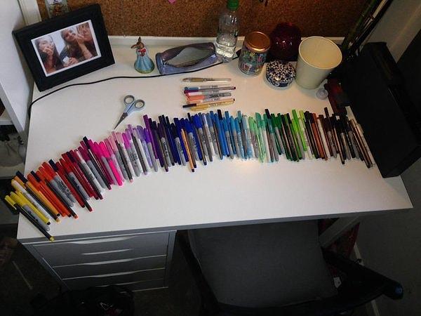 4. Bu yüzden her duruma uygun bir kaleminizin bulunduğu bir koleksiyonunuz vardır.