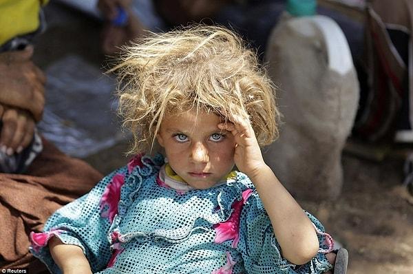 5. Yezidi kız çocuğu, Irak.