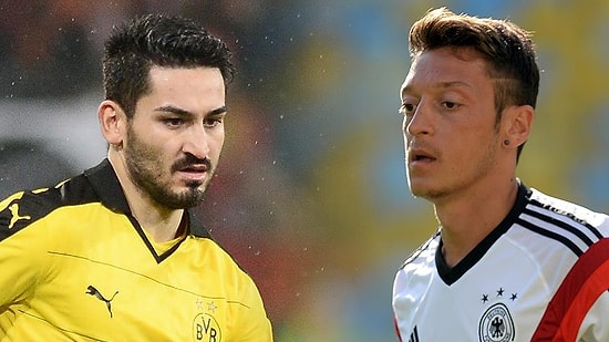 İlkay Gündoğan ve Mesut Özil '2015 Rüya Takımı'nda