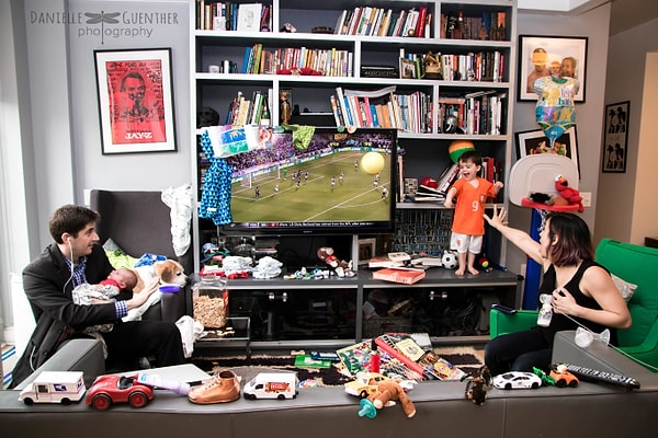 4. Быть родителем - значит преуспеть в мультитаскинге.