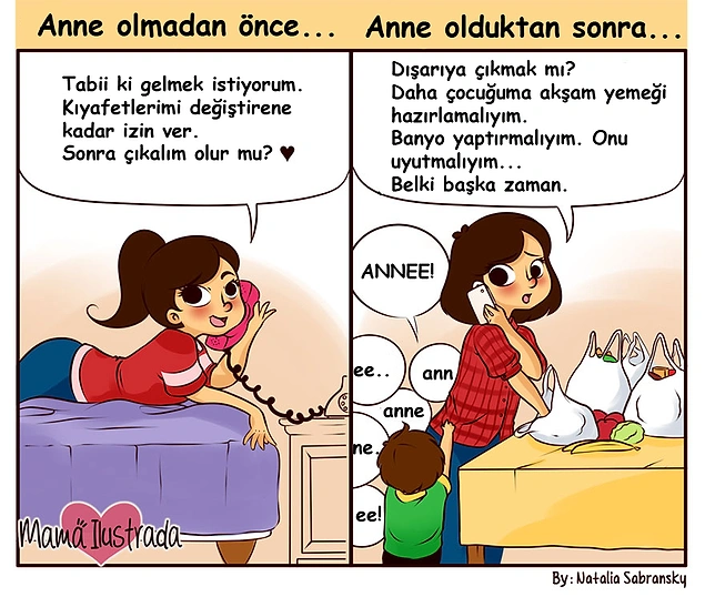 Anne Olmanın Ne Kadar Meşakkatli Bir İş Olduğunu Gösteren 39 İllüstrasyon