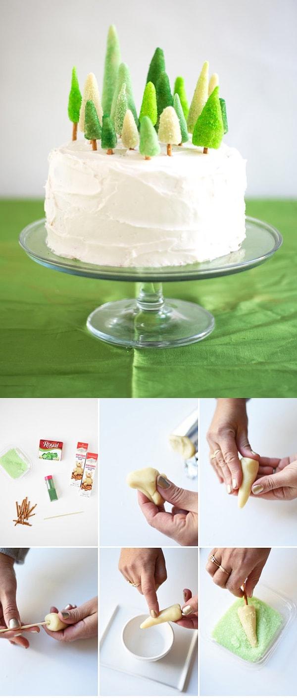 15. Peki ya yaptığınız pastaları kolayca süslemeye ne dersiniz?