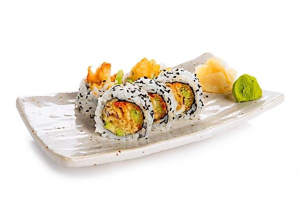 4. Sushi çiğ balık demek değildir.