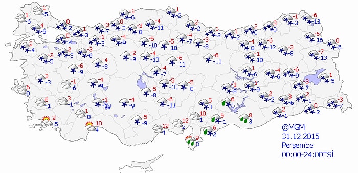 Meteoroloji'nin 'Yoğun Kar Yağışı' Uyarısı Devam Ediyor